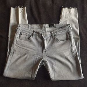 AG Jeans Legging Ankle in Ultra Light Blue